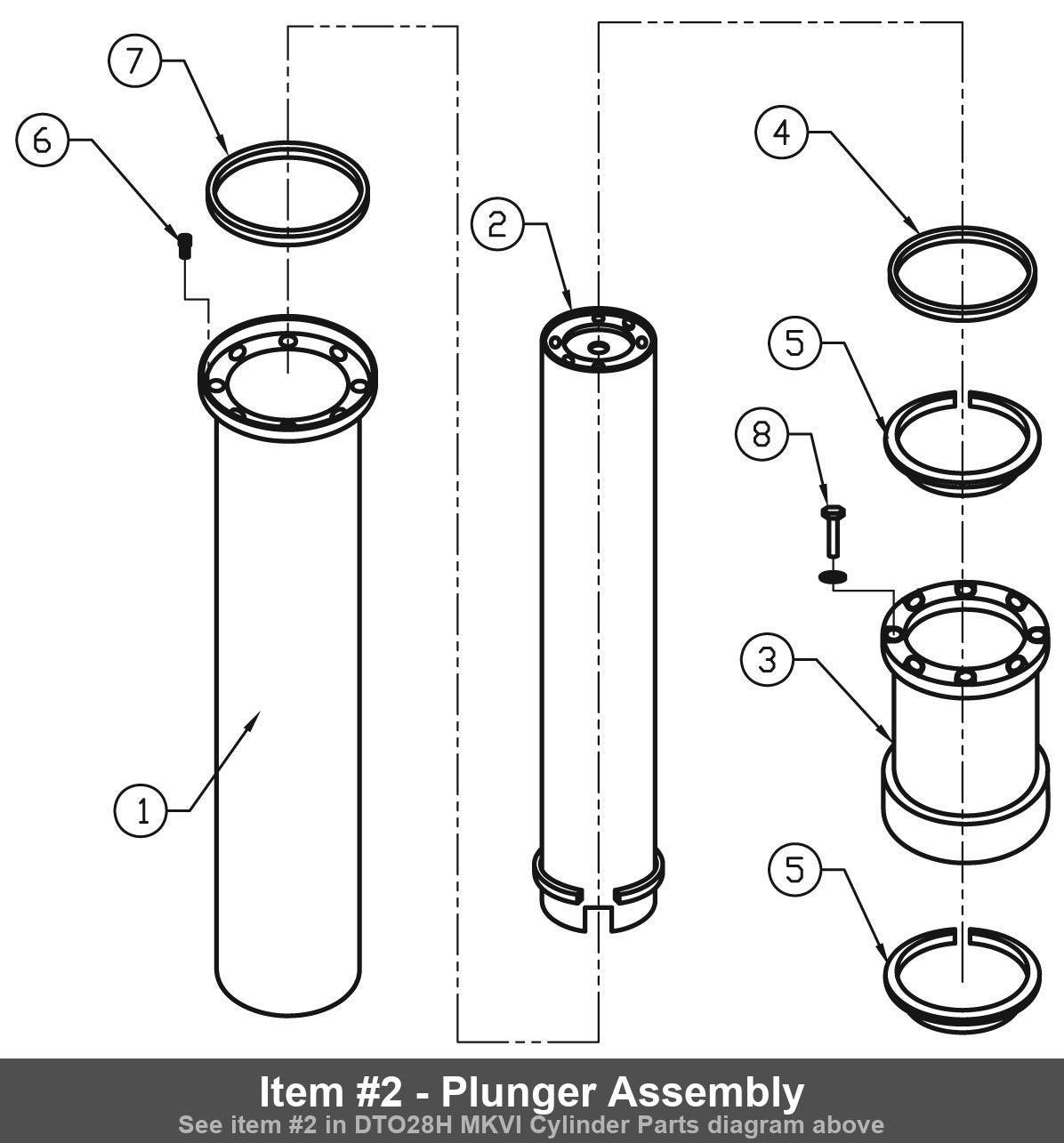 Plunger Assembly - Rotary JG445