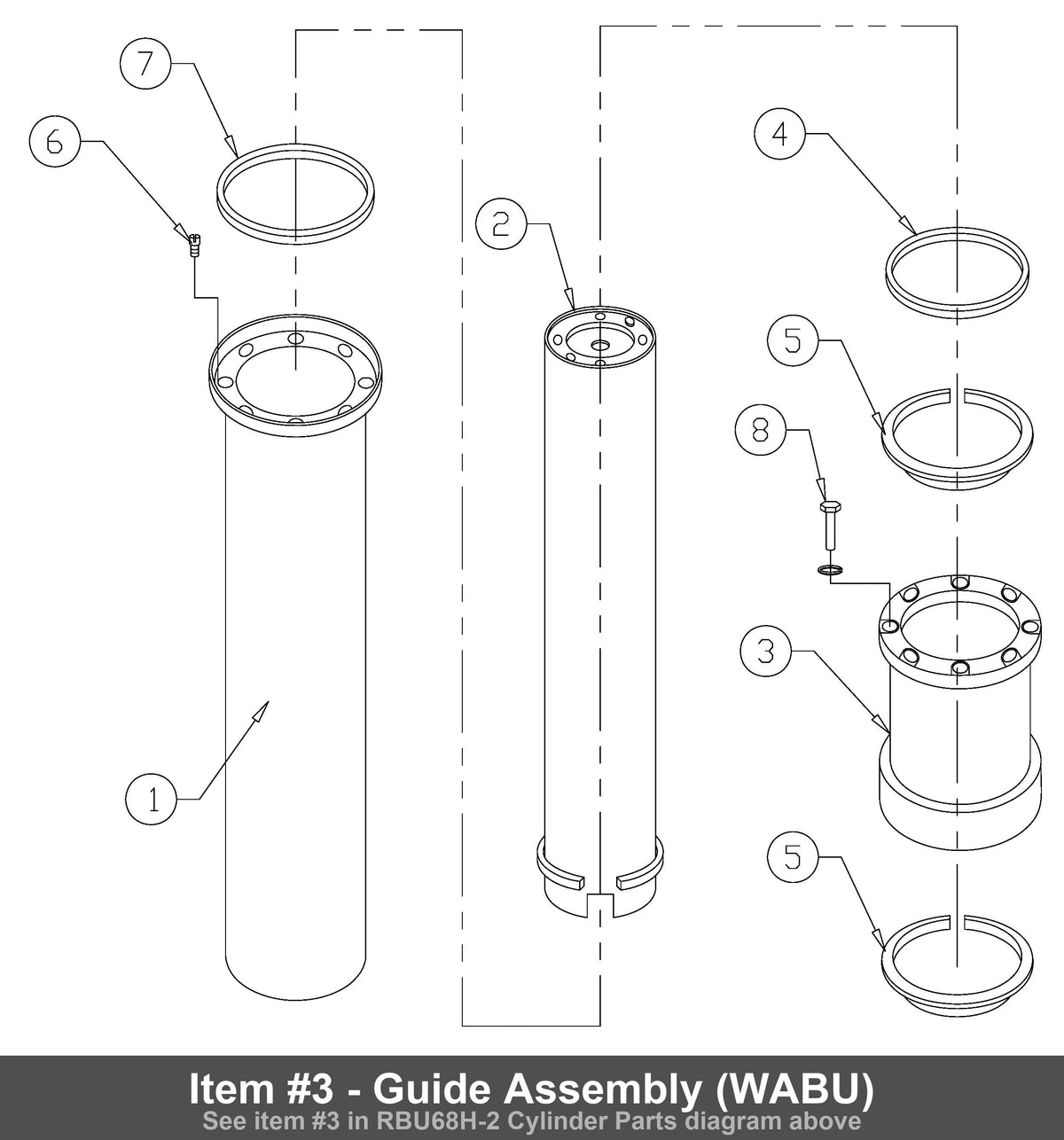 Item #3 - Guide Assembly (WABU)