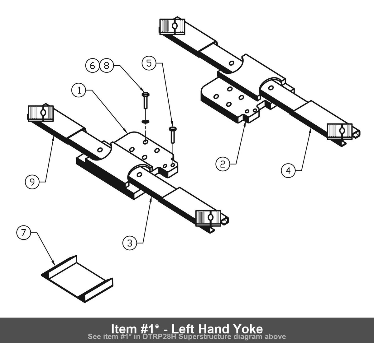 Item #1* - Left Hand Yoke