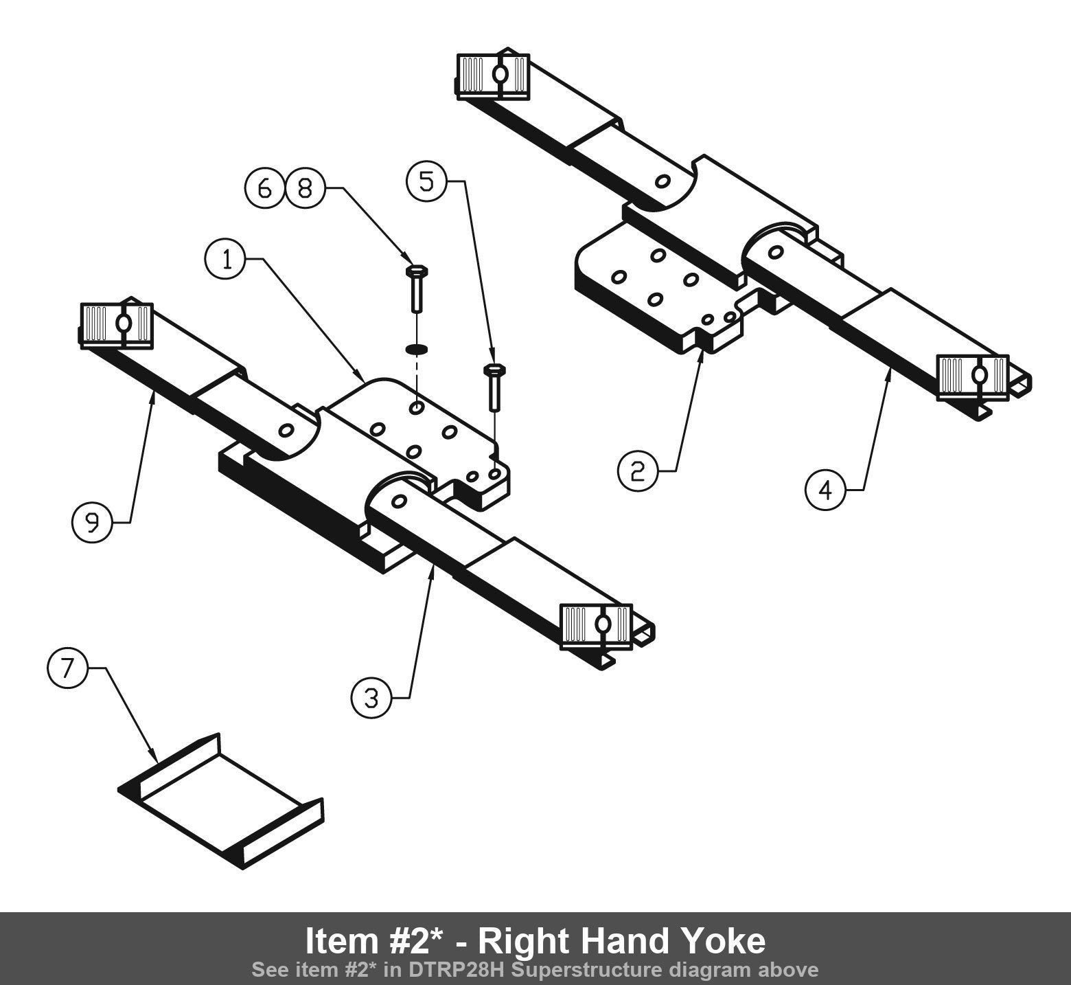 Item #2* - Right Hand Yoke