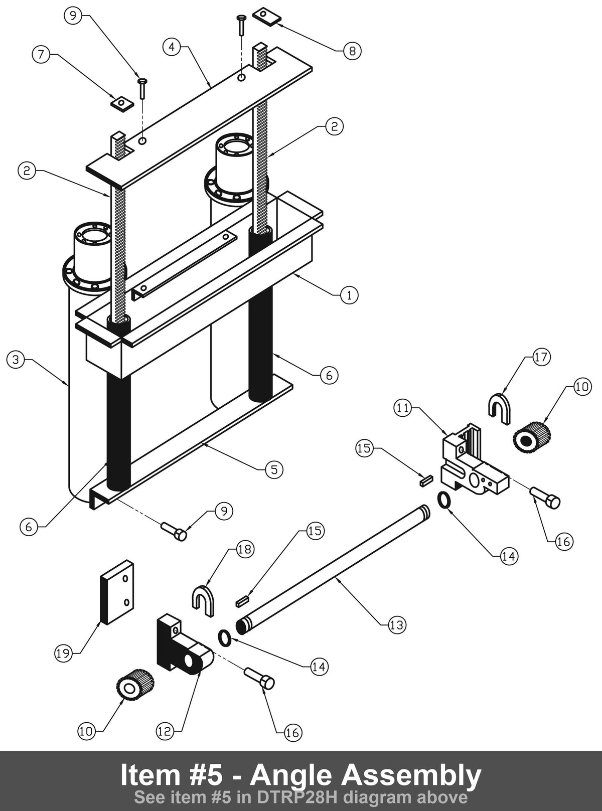 Item #5 - Angle Assembly