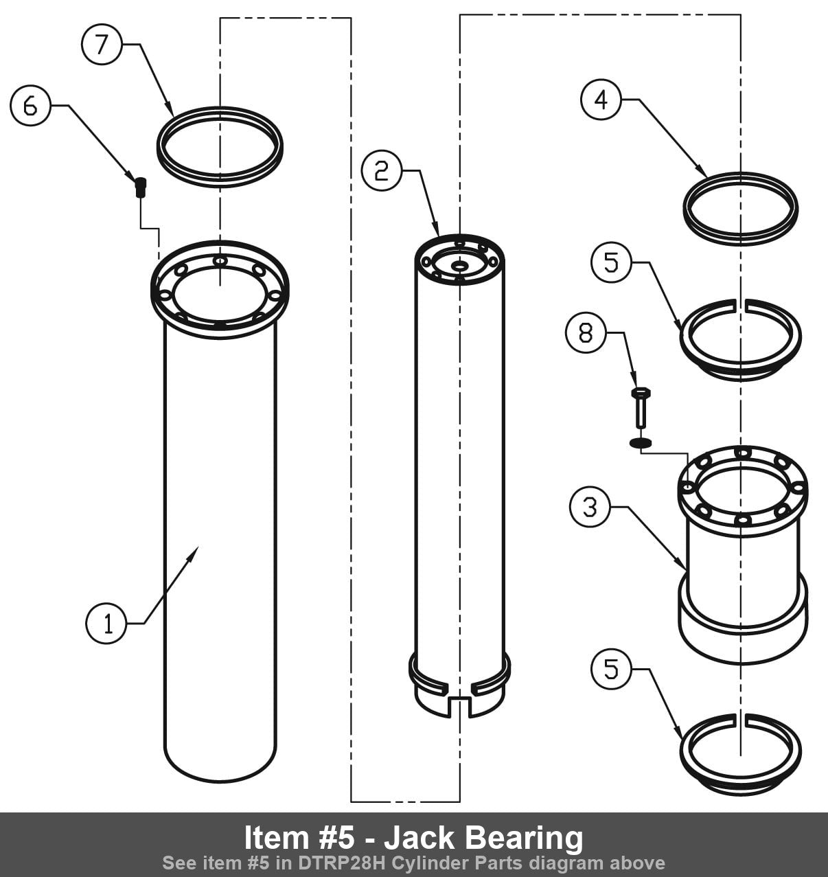 Item #5 - Jack Bearing