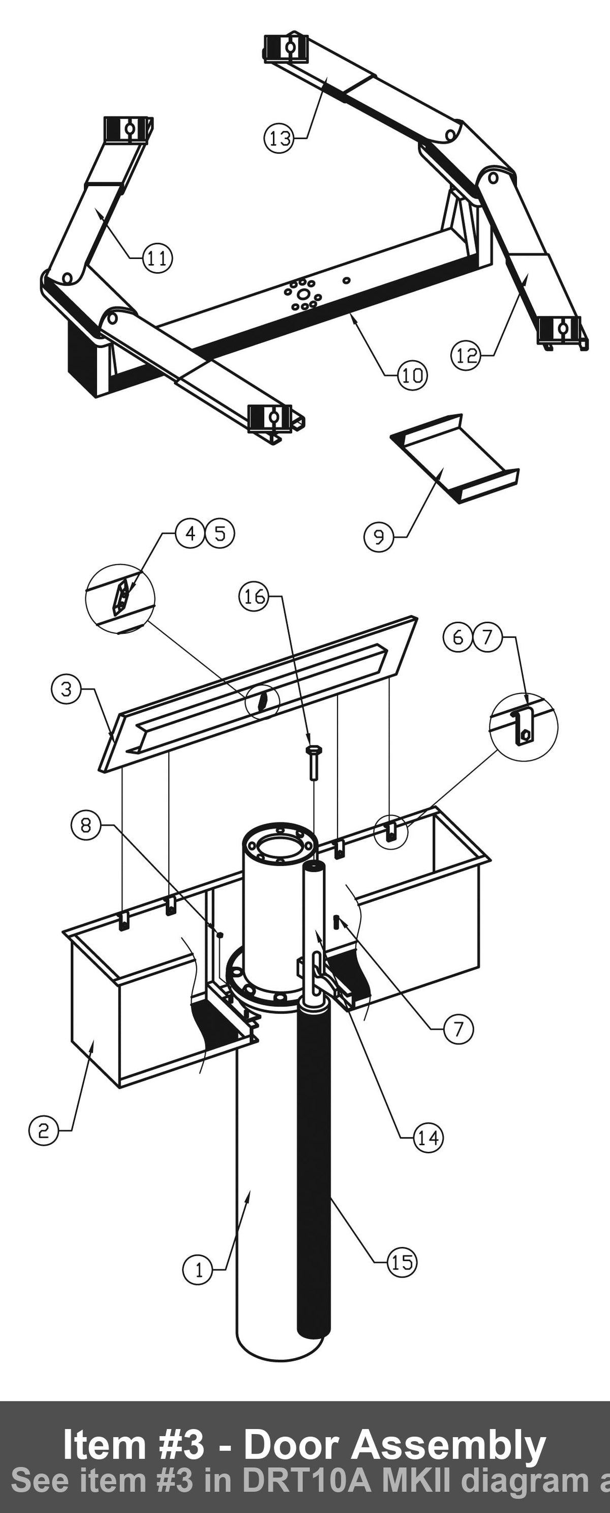 Item #3 - Door Assembly