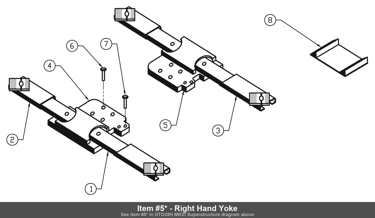 Item #5* - Right Hand Yoke