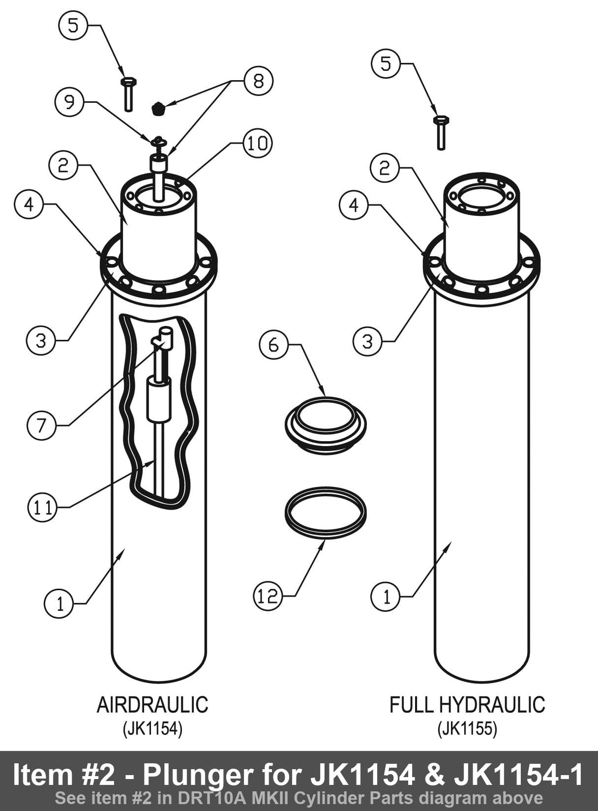Plunger for JK1154 & JK1154-1 - Rotary JK482