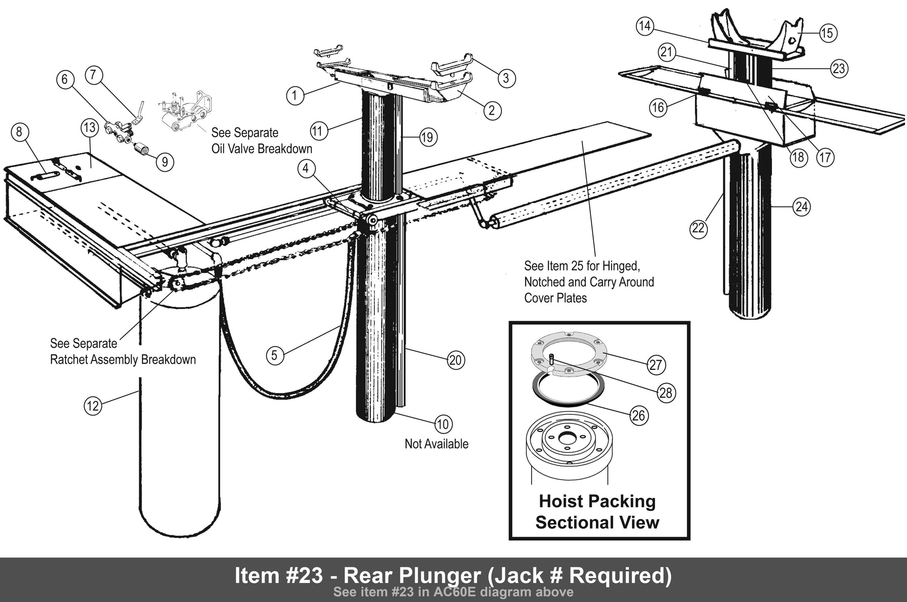 Item #23 - Rear Plunger (Jack # Required)