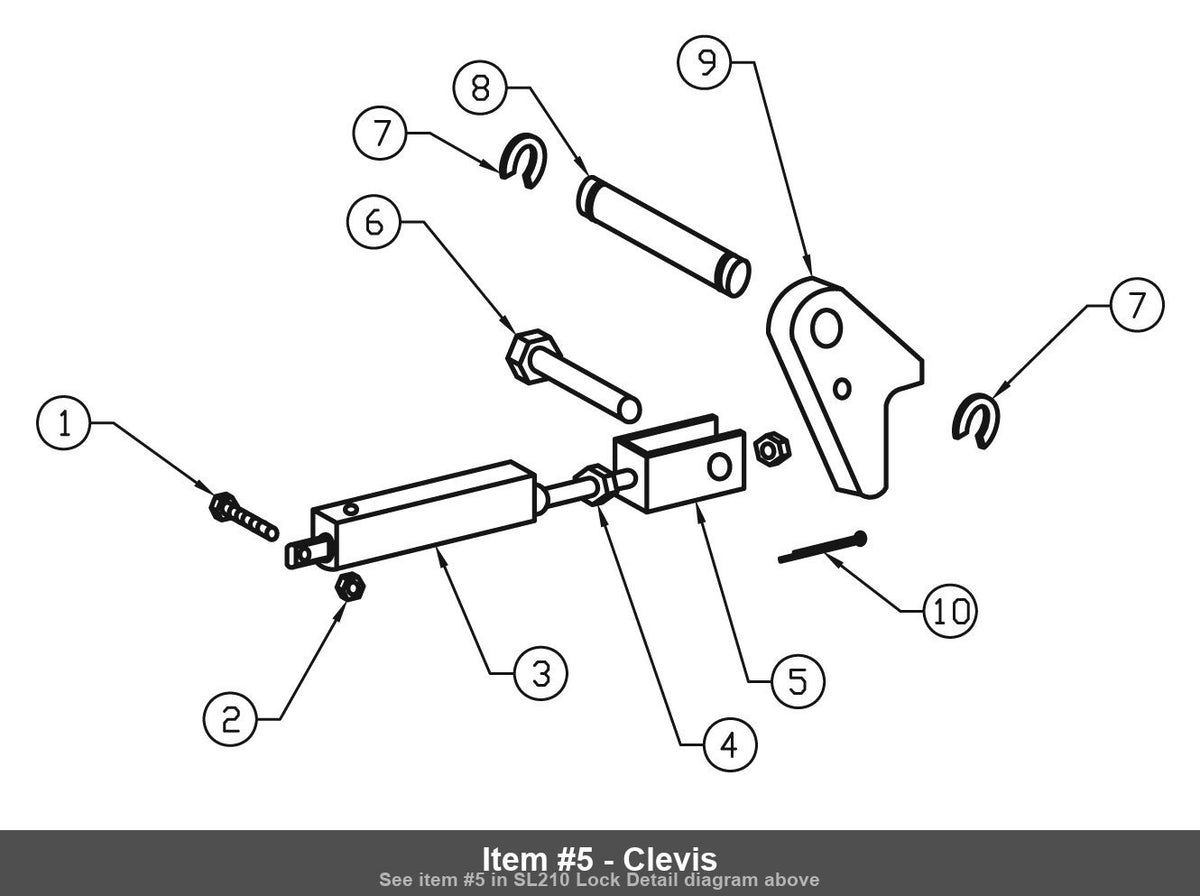 Clevis - Rotary T130349