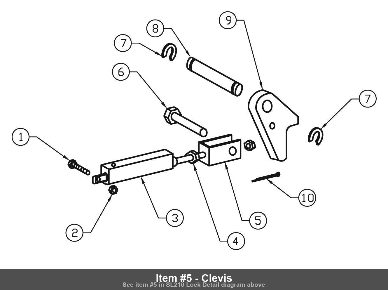 Item #5 - Clevis