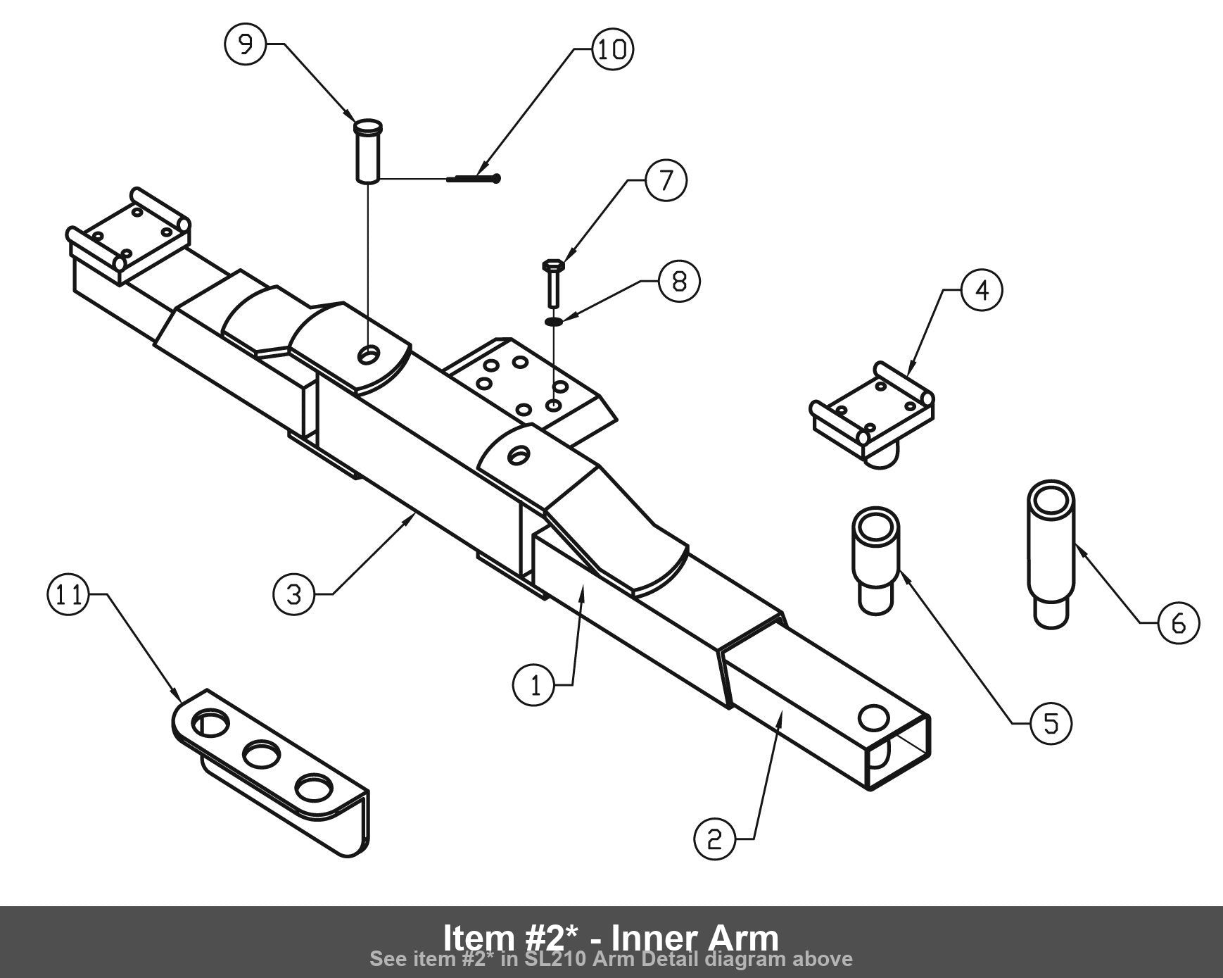 Item #2* - Inner Arm