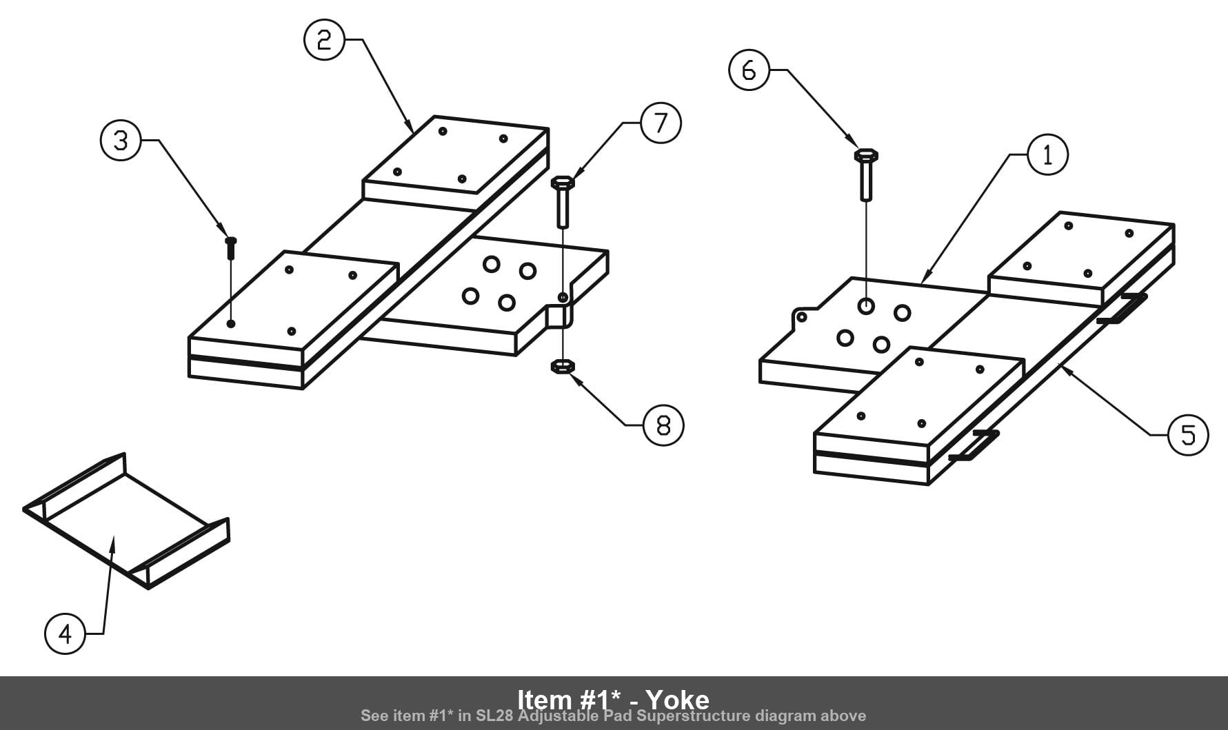 Item #1* - Yoke