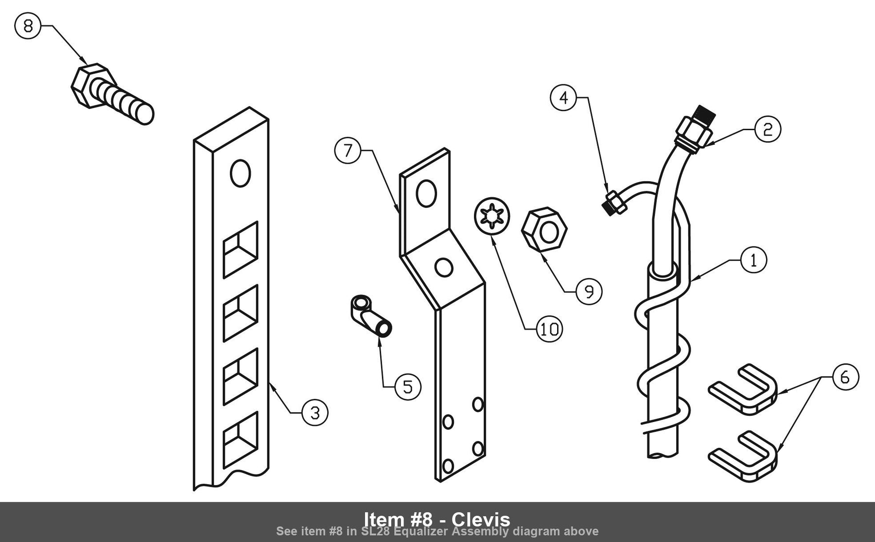 Item #8 - Clevis