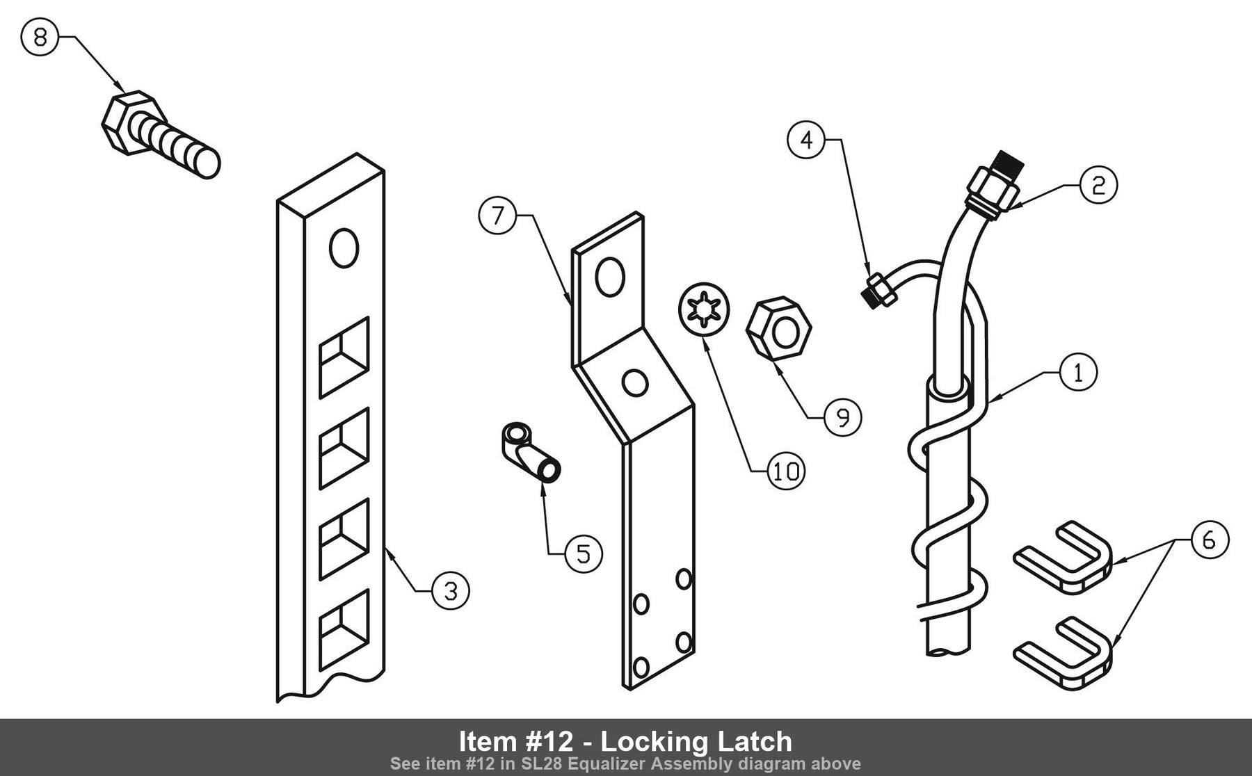 Item #12 - Locking Latch
