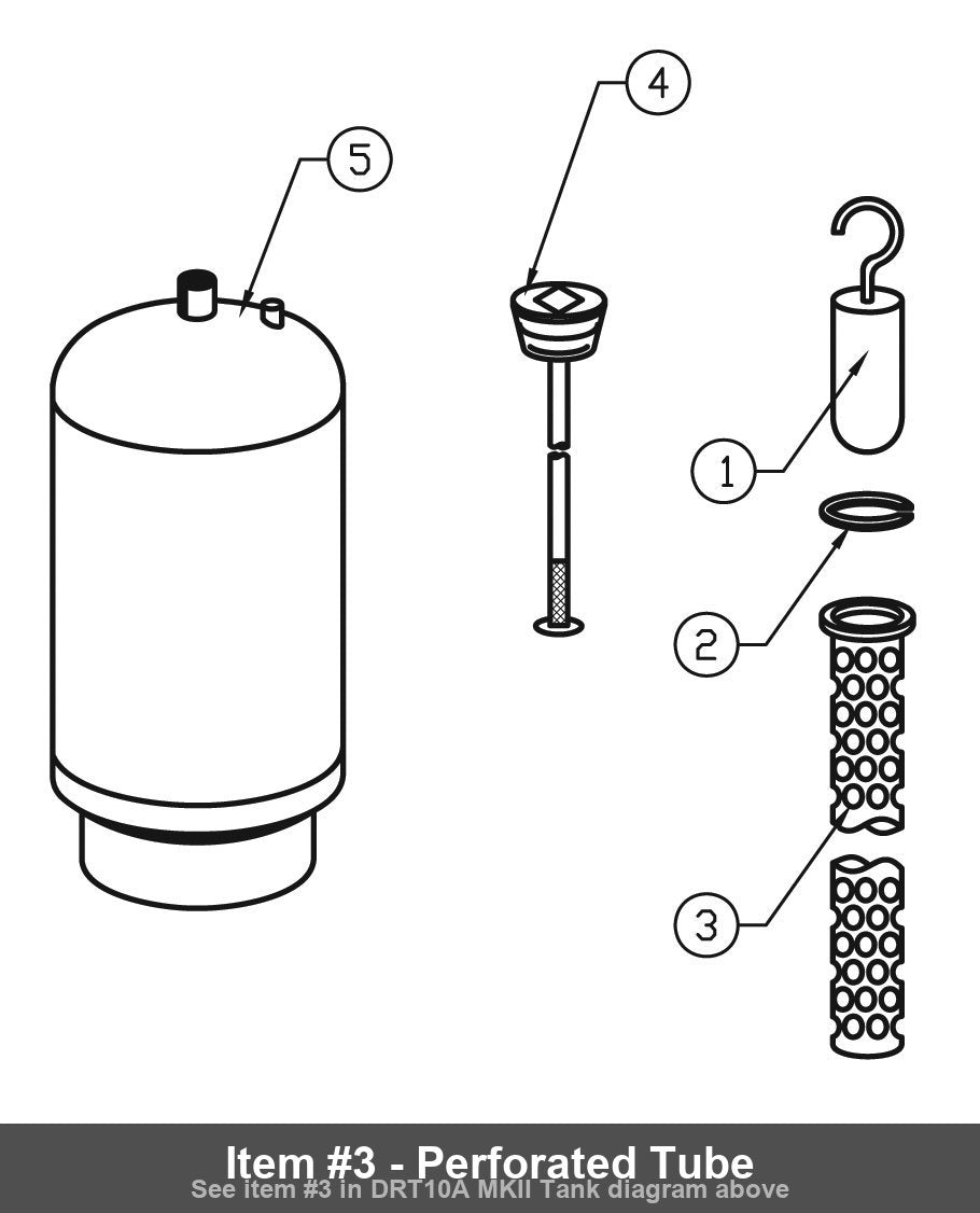 Item #3 - Perforated Tube