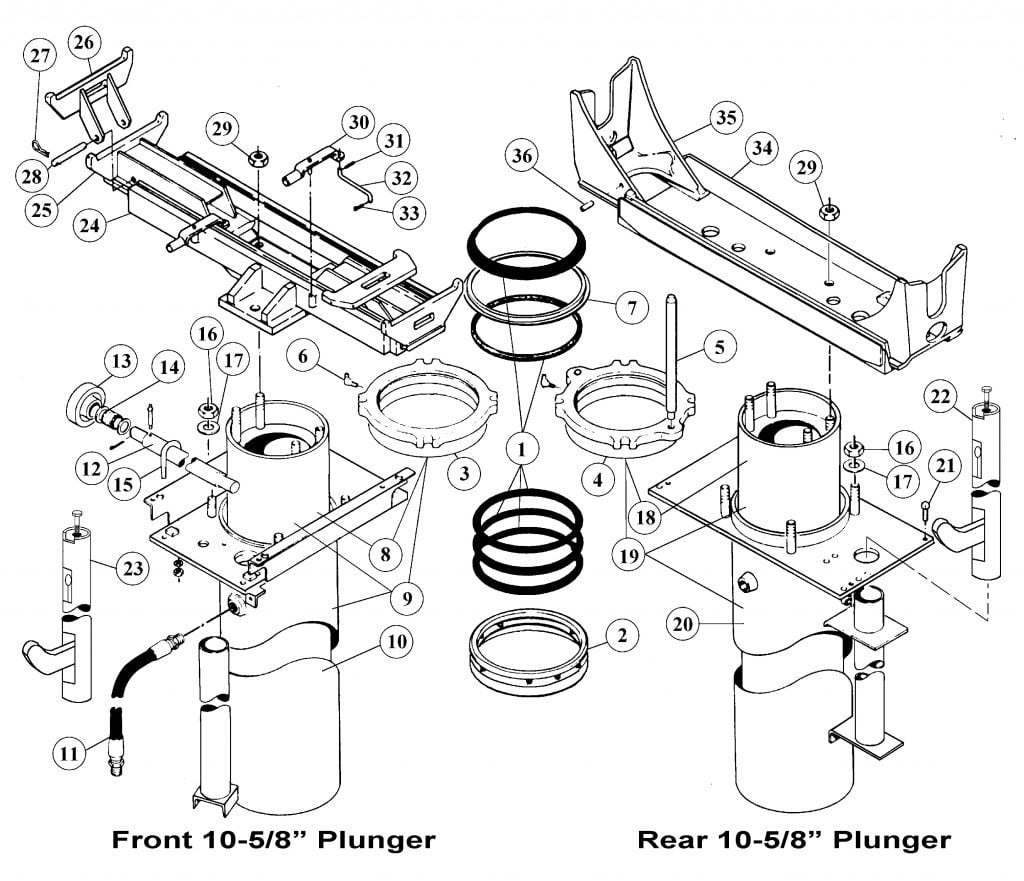 Weaver EC-105 Series parts diagram — this part is item 24 (Full Breakdown)