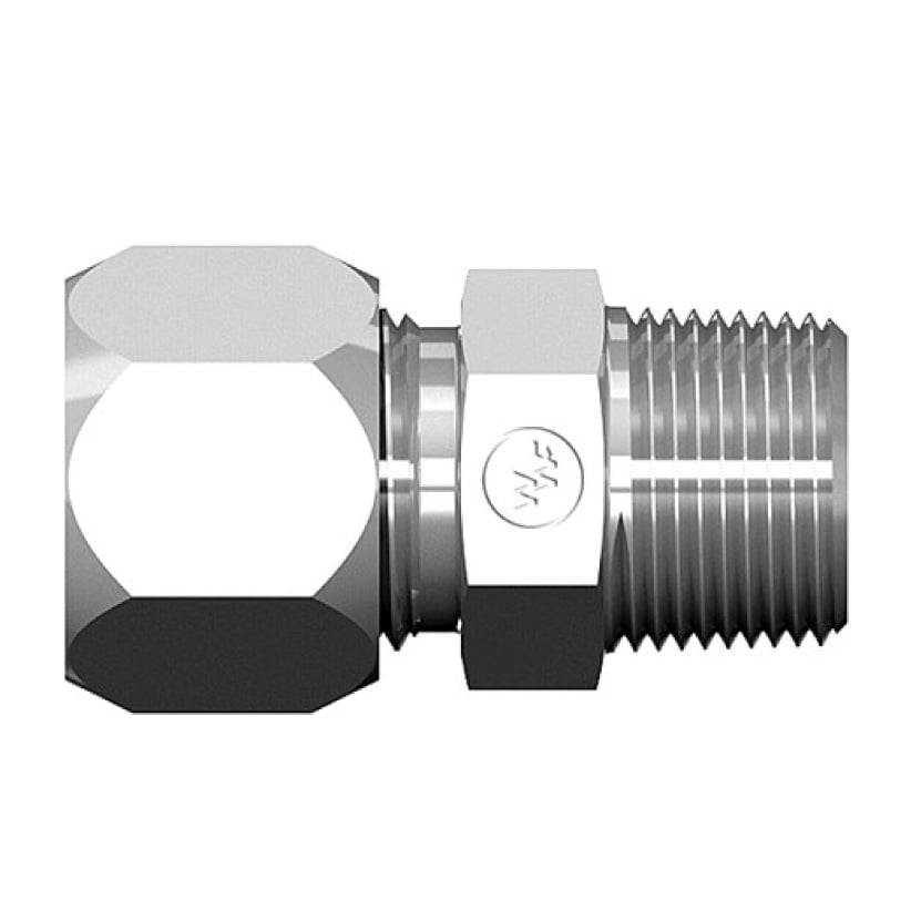 Ferrule Lock Male Conn, 3/4 Tube - 3/4 Male Pipe