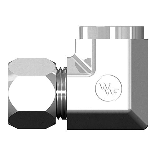 Ferrule Lock Fe 90 Elbow, 3/4 Tube - 3/4 Fe Pipe