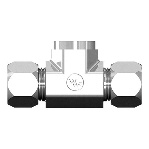 Ferrule Lock Fe Br Tee, 3/4 Tube - 3/4 Tube - 3/4 Fe Pipe