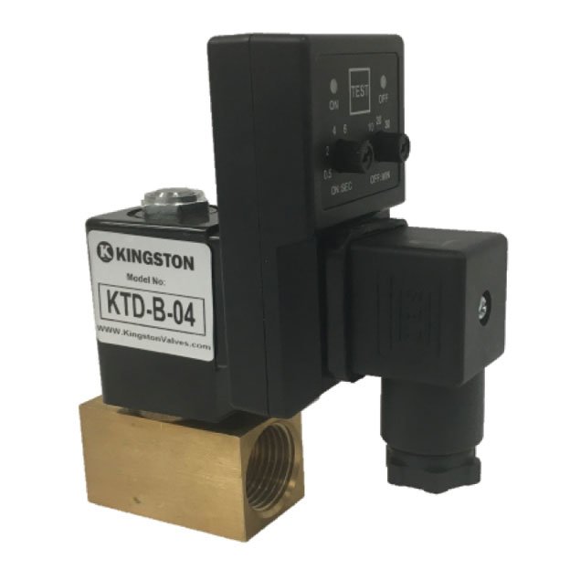 to 300 PSI Auto Drain Valve w/ Strainer 1/4" FxF NPT